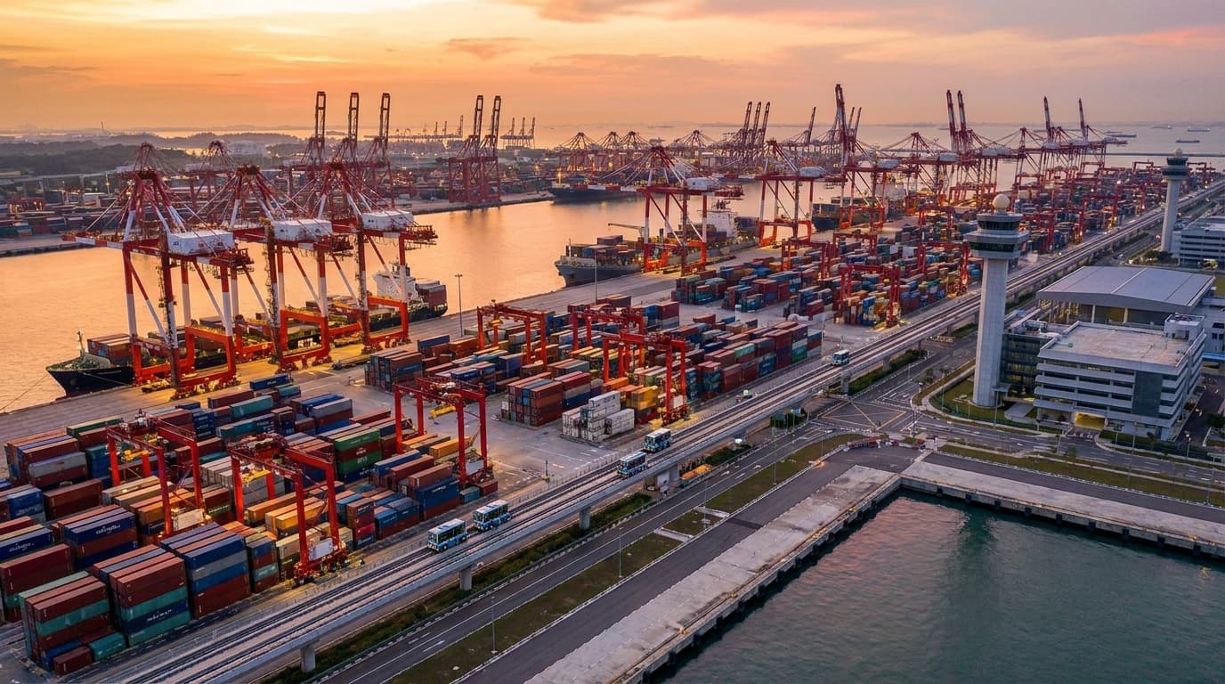 Il Porto Digitale di Singapore: Dove i Robot Scaricano 50 Milioni di Container l'Anno